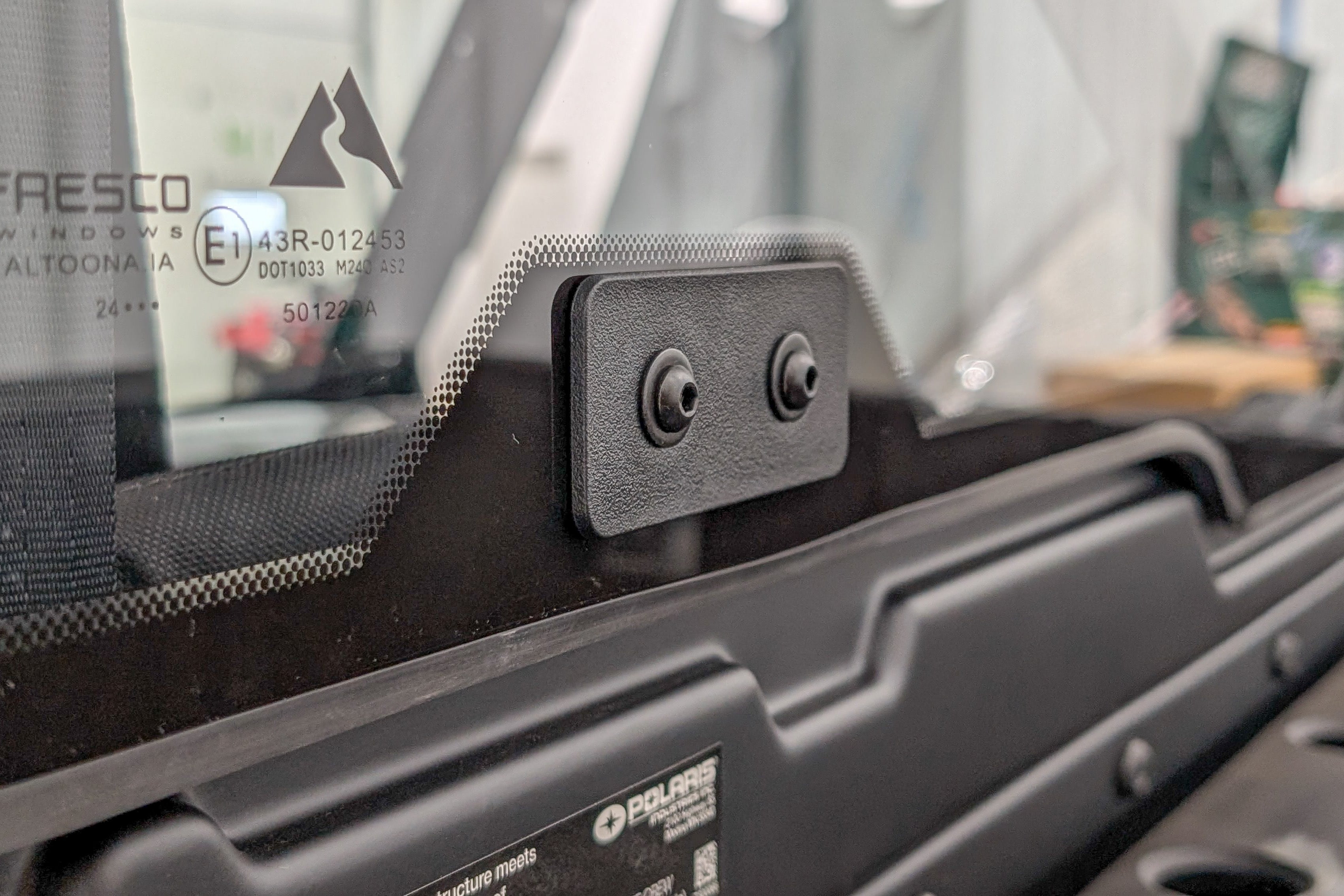 UTV Rear Glass Window