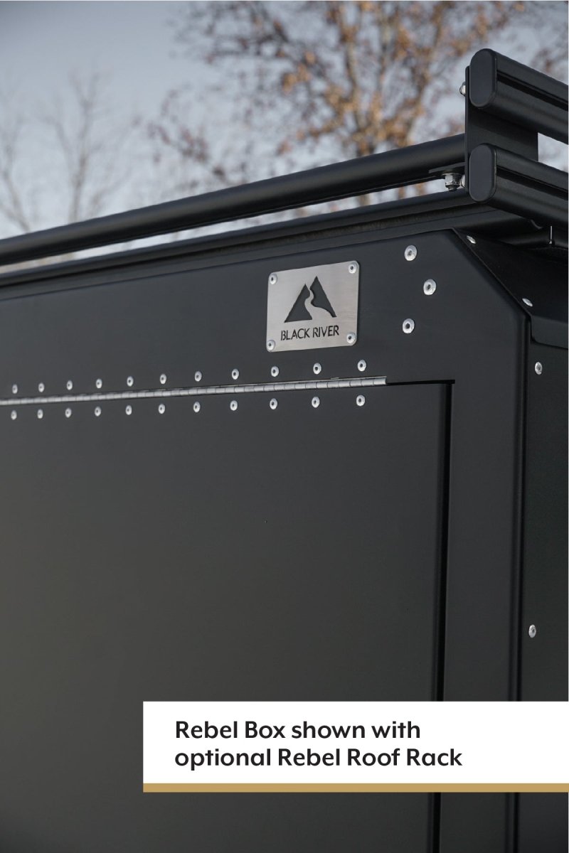 REBEL UTV Box and REBEL Roof Rack Kit - Black River