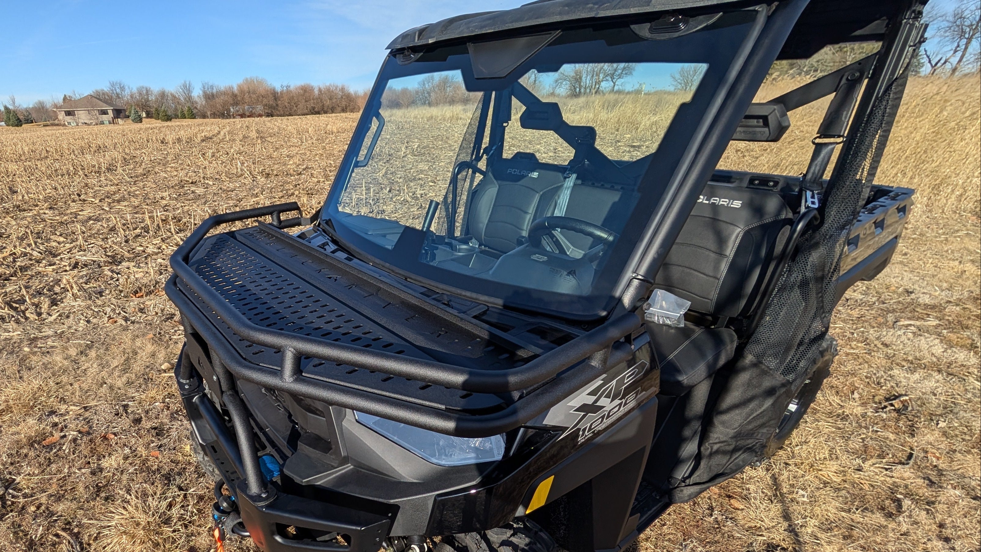 REBEL UTV Front Rack | UTV Front Storage | Black River