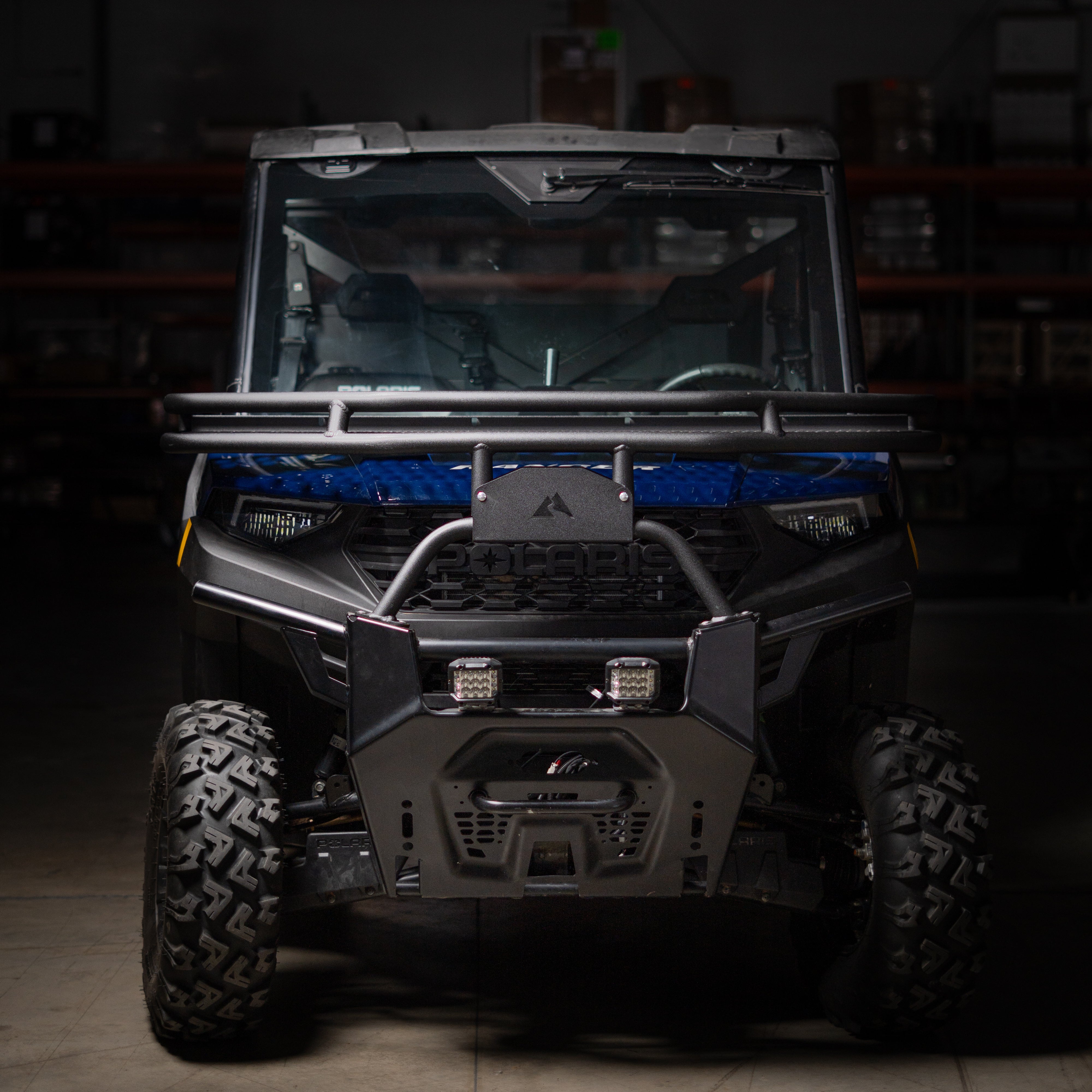 REBEL UTV Front Rack | UTV Front Storage | Black River