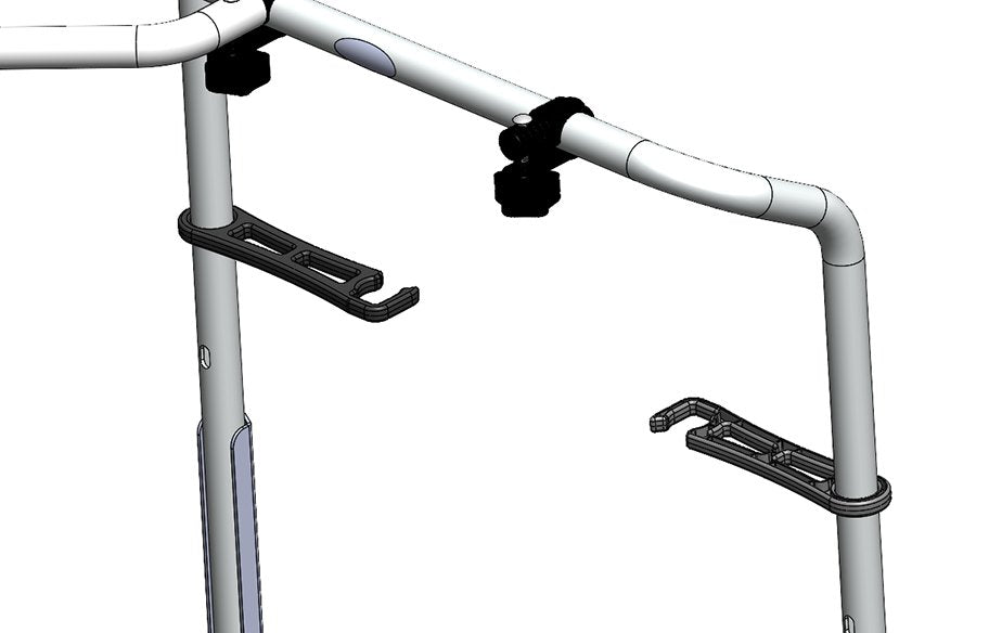 Plastic Clip Tray for Bike Rack (Left) – Black River