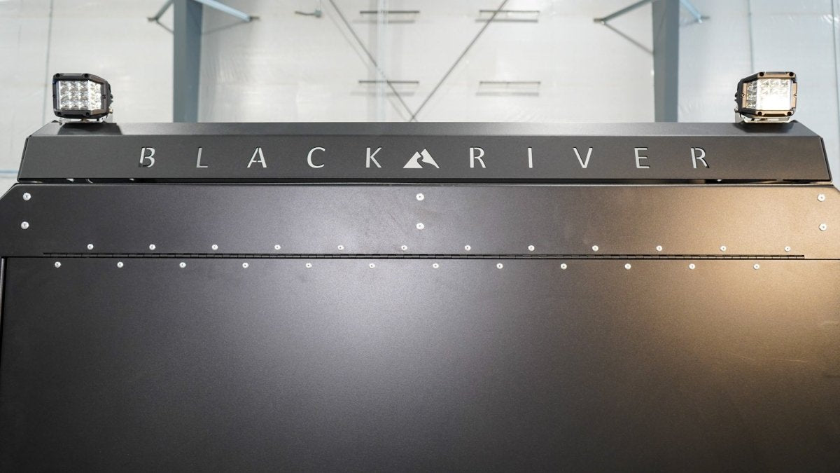 REBEL Roof Basket - Black River