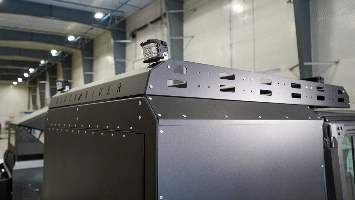 REBEL Roof Basket - Black River